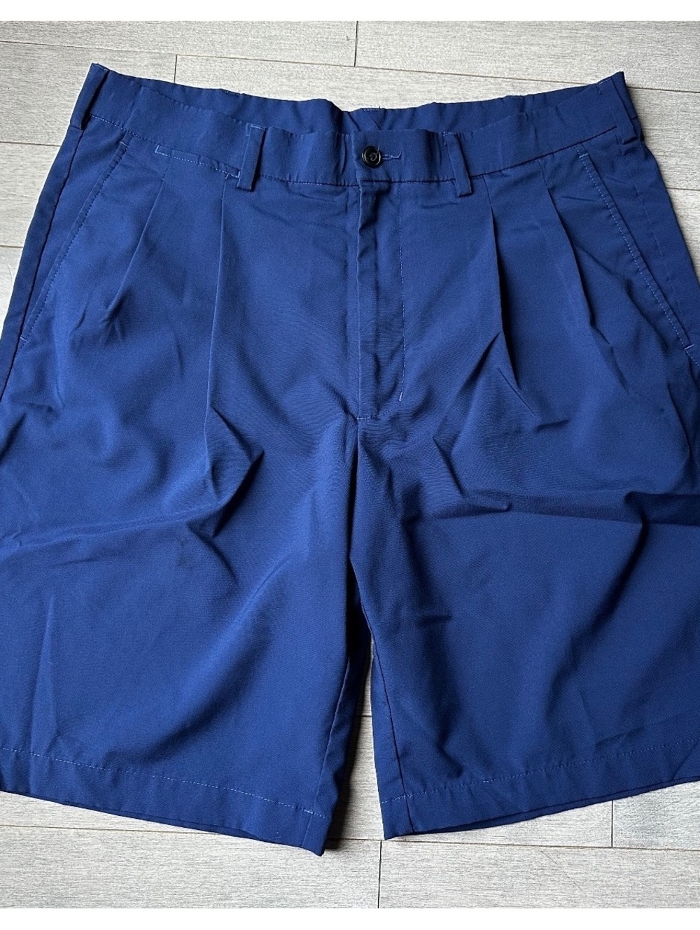PGA Tour Men's Navy Blue Bermuda Golf Athletic Activewear Shorts Pockets size 34